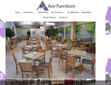 Tablet Screenshot of acefurniture.uk.com